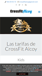 Mobile Screenshot of crossfitalcoy.com